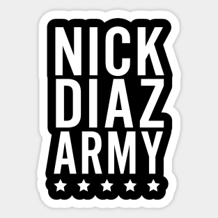 Nick Diaz Army Sticker